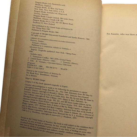 Vietnam: A History Vintage 1984 Paperback Book by Stanley Karnow - Picture 3 of 5